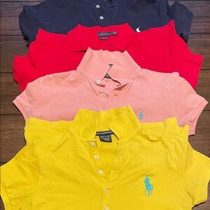 Ralph Lauren Polo Shirt Set - Navy, Red, Pink, Yellow